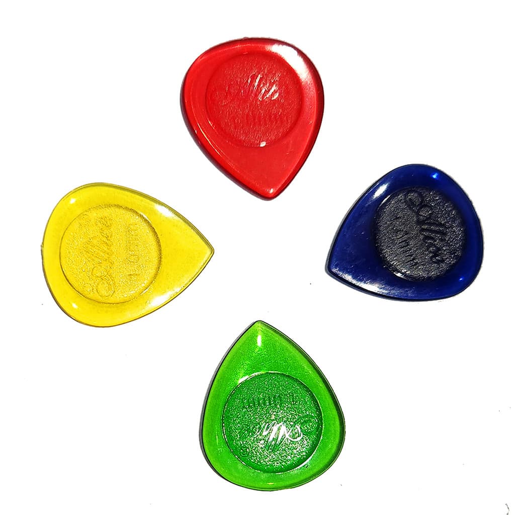 6 Palhetas Gota Alice para Guitarra, Violão e Baixo 1.0mm