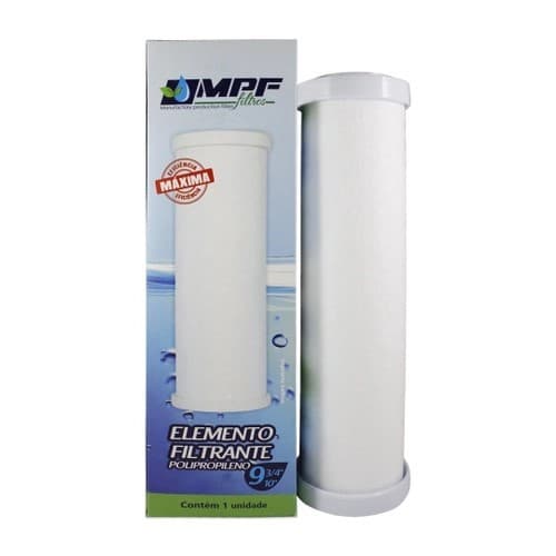 REFIL FILTRO ÁGUA LISO C/ ACABAMENTO 9.3/4 CAIXA D'AGUA CAVALETE FILTROS MPF