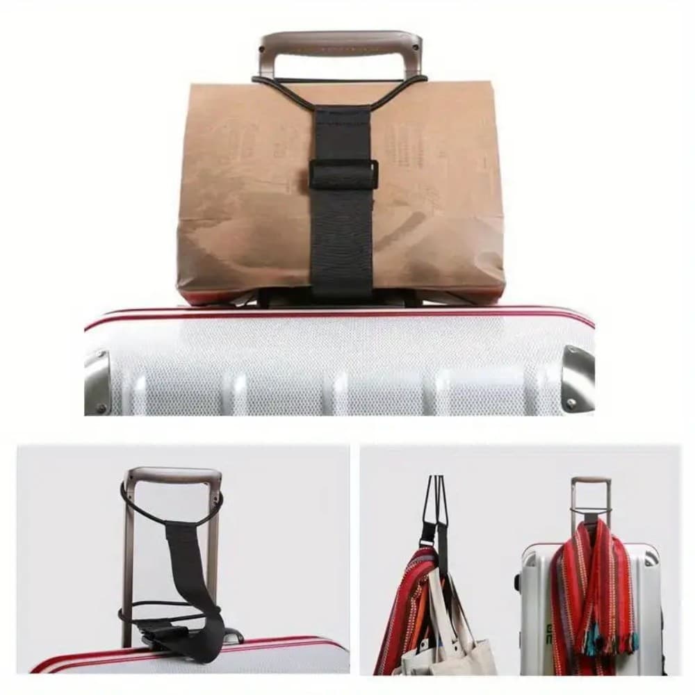 Laços De Bagagem De Viagem , Alças De Nylon Para Mala , Ganchos Coloridos Trava Cintos Ajustáveis , Tiras De Fivela Pend
