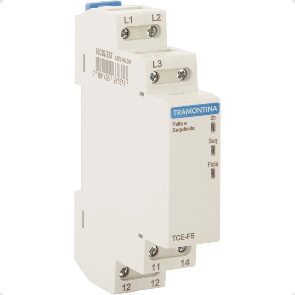 Rele Monitoramento De Fase 208-480v Ac 2a-8a 1na+1nf Tce-fs 0
