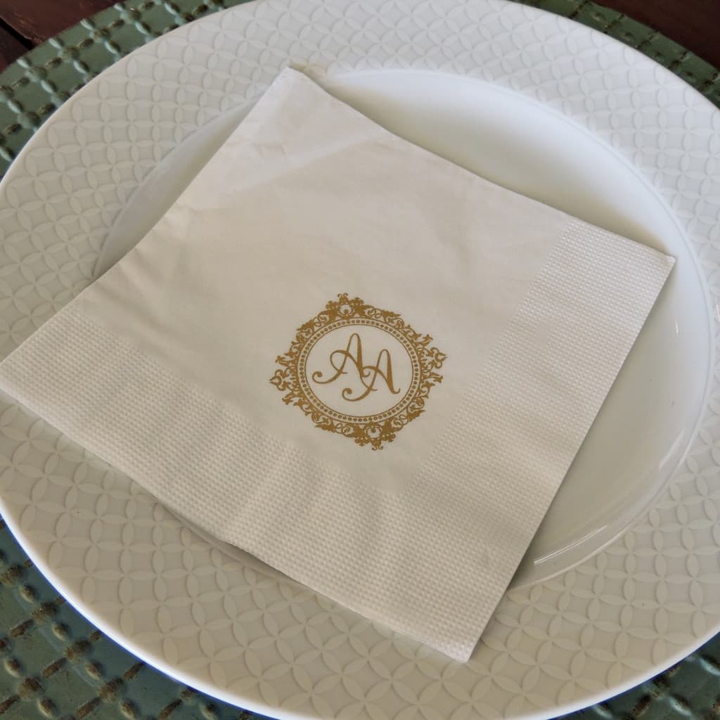 100 Guardanapos Personalizados 30x30cm Folha Dupla Premium Festas, Aniversarios, Casamentos, Bodas