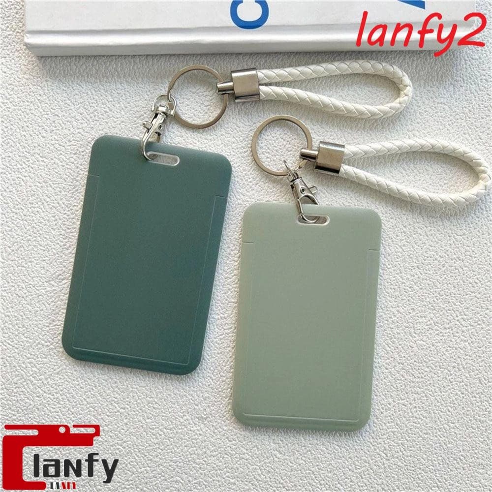 LANFY Capa Para Cartão De Ônibus , Mulheres , Homens , Trabalho De Negócios , Chaveiro De Estudante , Porta-Crachás