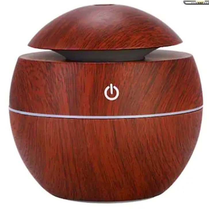 Difusor Umidificador Redondo Ultrassônico de Ar 130ml USB Acompanha Essencia Poucas Unidades Somente Hoje!