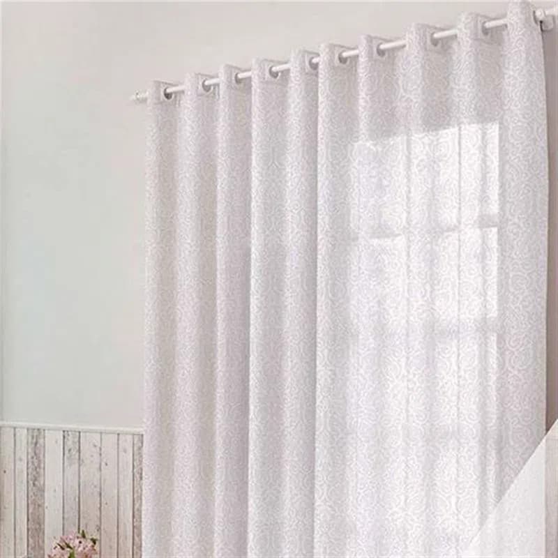 CORTINA SANTISTA LONDRES BASIC SARAH BRANCO 2,80 X 1,80