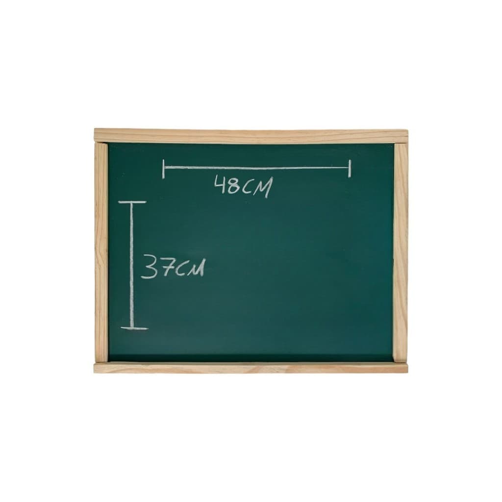 Lousa Infantil com Alfabeto Quadro Negro - 37x48cm - Acompanha Giz e Apagador