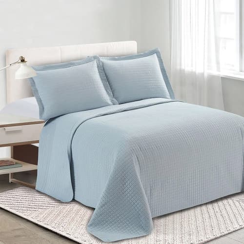 Kit Cobre Leito Colcha Casal Matelasse Camesa Loft 220x240cm