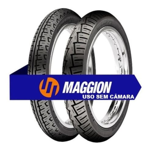 Par Pneu Cg 150 90/90-18 + 80/100-18 (2.75-18) Novo Maggion  Winner