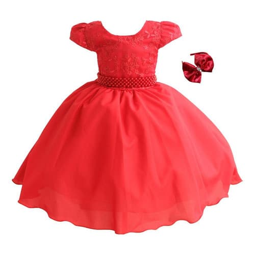 Vestido Festa Daminha Florista Comunhão Formatura Batizado