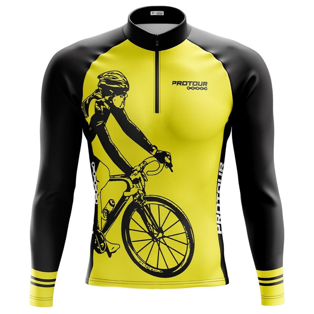 Camisa Ciclismo Camiseta Ciclista Roupa de Ciclismo Masculina Manga Longa Masculina Pro Tour Romaria dry fit