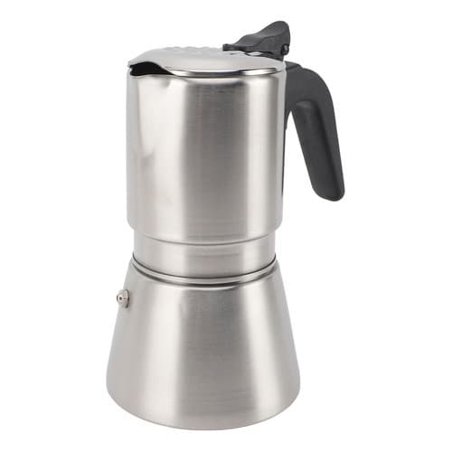 Cafeteira Italiana Inox Moka Expresso Passador de Café Para Fogão Indução e Gás