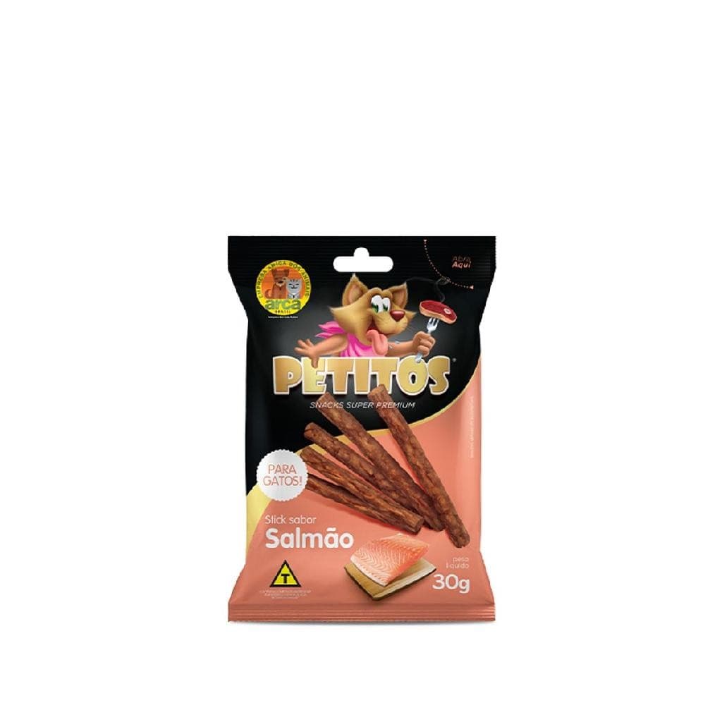 Petisco para Gatos - Cat Petitos Sabor Salmão 30gr