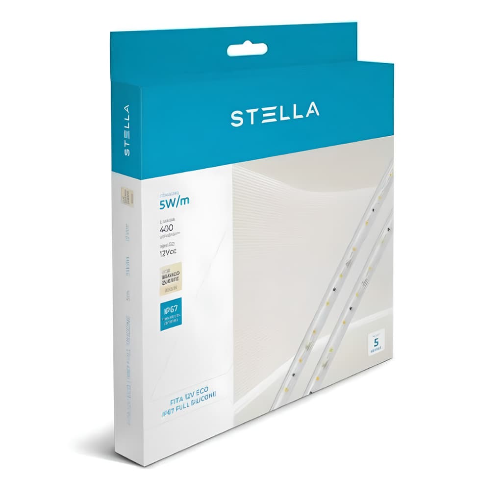 FITA LED ECOFULL SILICONE 5W 12V 3000K 5 METROS STH21867/30