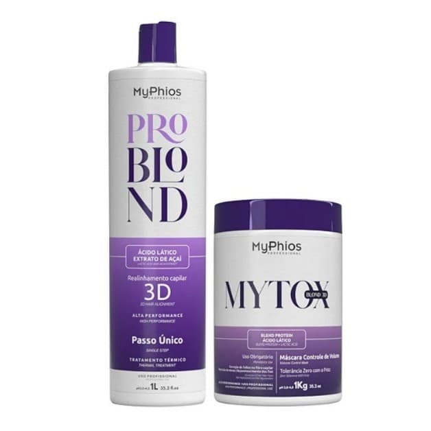 My Phios Kit ProBlond 1L Passo Único + MyTox Blond 1Kg