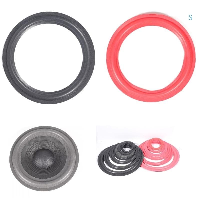 S 4 5 6 5 8 10 12 Polegadas Alto-Falante Espuma Surround Subwoofer Woofer Círculo Aro