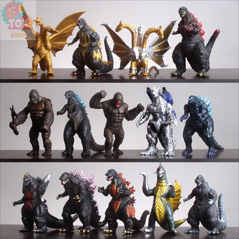 Brinquedos Infantis King Kong Godzilla De Borracha Macia Modelo Dinossauro Doll Gift