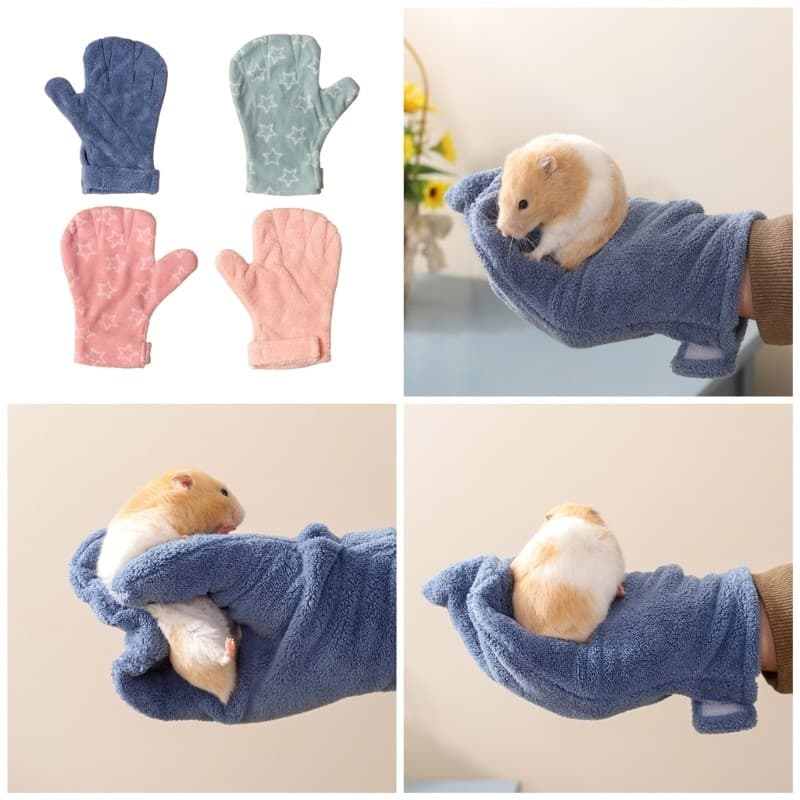 Kellnny Hamster Bites Luvas Resistentes Pet Manuseio Brinquedo Protetor De Segurança Poliéster