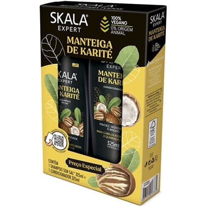 Kit Skala Shampoo e Condicionador Manteiga de Karité 325ml - Nutrição Poderosa e Brilho Garantido