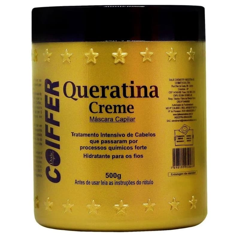 Queratina Creme Coiffer 500g Original Mascara De Hidratação