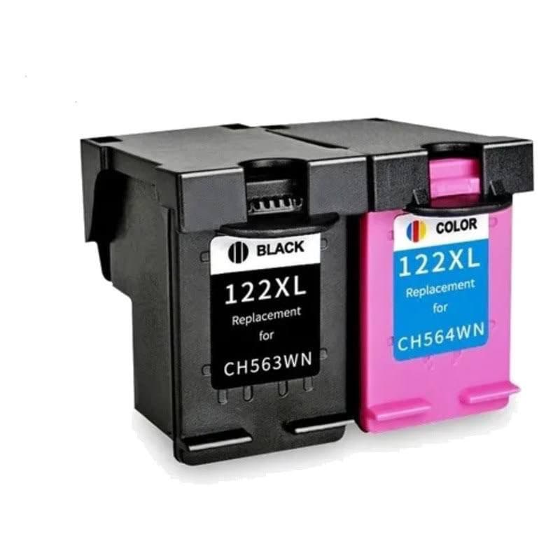 Kit com 2 Cartuchos para 122 XL com 1 Preto 18 ml e 1 colorido 12 ml