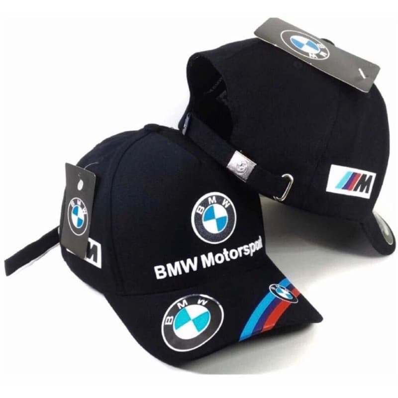 Boné Masculino e Feminino Aba Curvada Esportivo Automotivo B-M-W Motor Sport Aba Curva