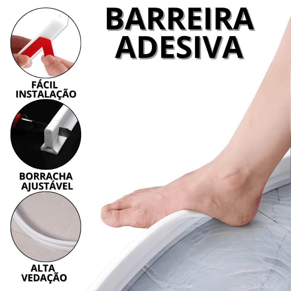 Borracha De Vedação Para Banheiro Barreira De Silicone Para Box Barragem De Água Impermeável