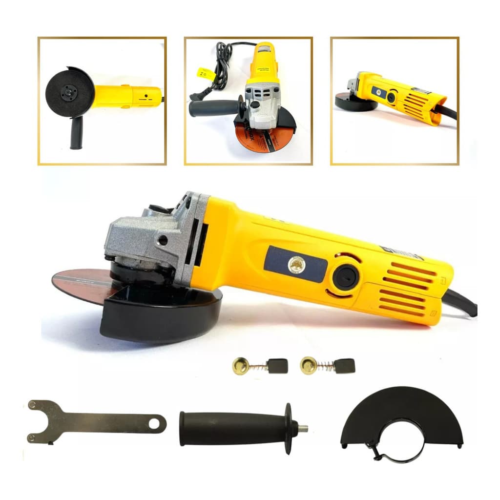 Esmerilhadeira Lixadeira Angular Pequena 115mm De Mão Disco + Disco Bosch