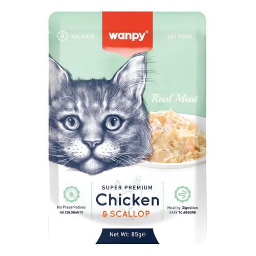 Petisco para Gatos Wanpy Sache Petisco premium para gatos Truly Creamy Petisco cremoso
