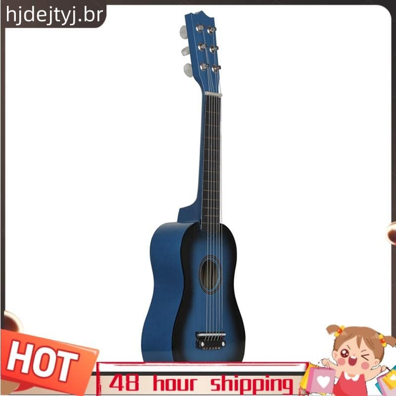 Ukulele 21 Polegada Soprano 6 Cordas Guitarra Havaiana Uke Instrumentos Musicais Para Iniciantes Em Música ,