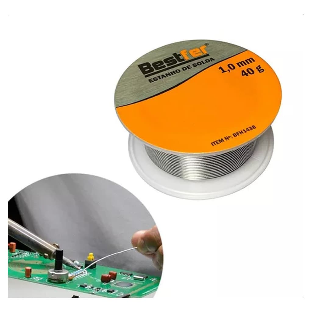 Estanho De Solda Do Ferro De Soldar Bijouterias Eletronica