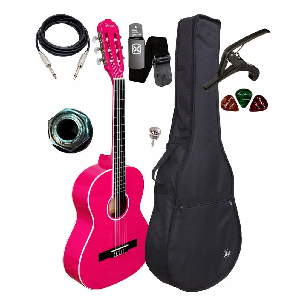 Violão Eletroacústico Giannini Start N6 + Capa E Acessórios