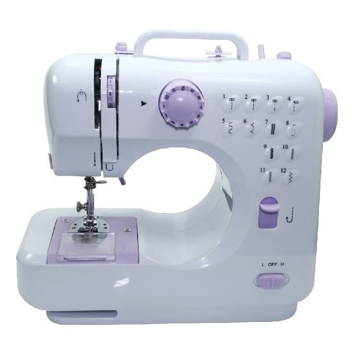 Máquina De Costura Portátil C/ Led/bivolt/12 Pontos Lanmax