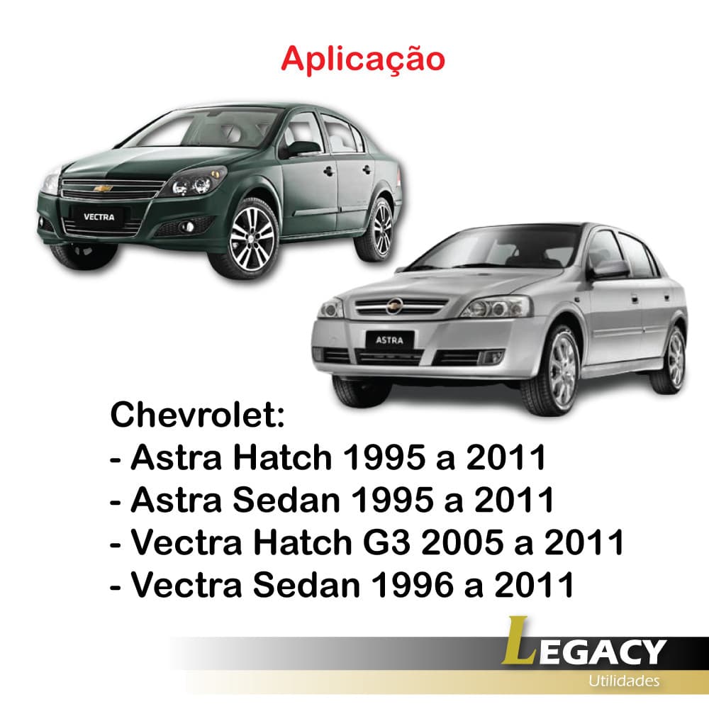 Kit 4 Borracha da Porta Premium Astra 95 a 11 Vectra 96 a 11