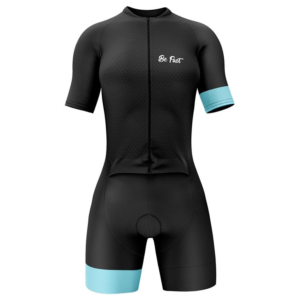 Macaquinho Ciclismo Feminino Profissional Gel Acolchoado UV Proteção MTB Speed Be Fast Pop