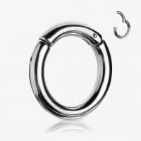 Piercing Argola Titânio 2.0mm Orelha Septo