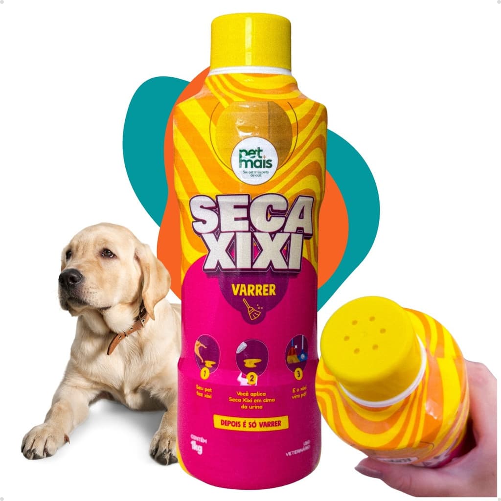 Seca Xixi Varrer 1kg Petmais Absorvente Urina Pets