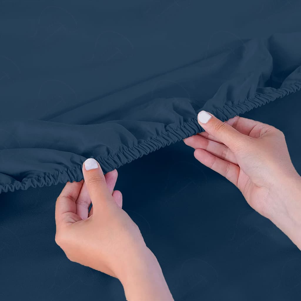 Lençol  Viuva Com Elastico em Toda Volta Percal Flex Super Macio - LE