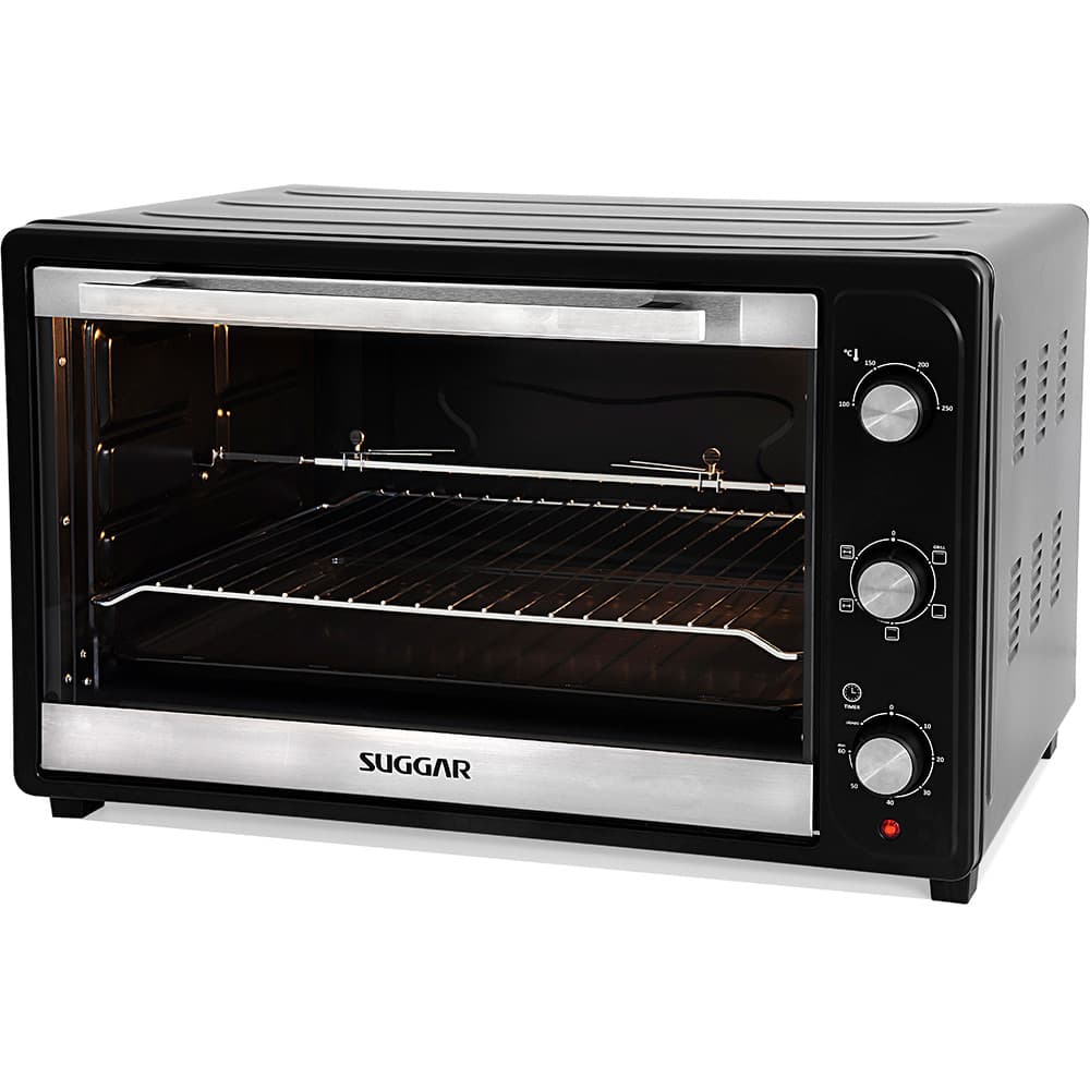 Forno Elétrico Grill De Bancada 66L C/ Espeto Giratório Suggar 127V