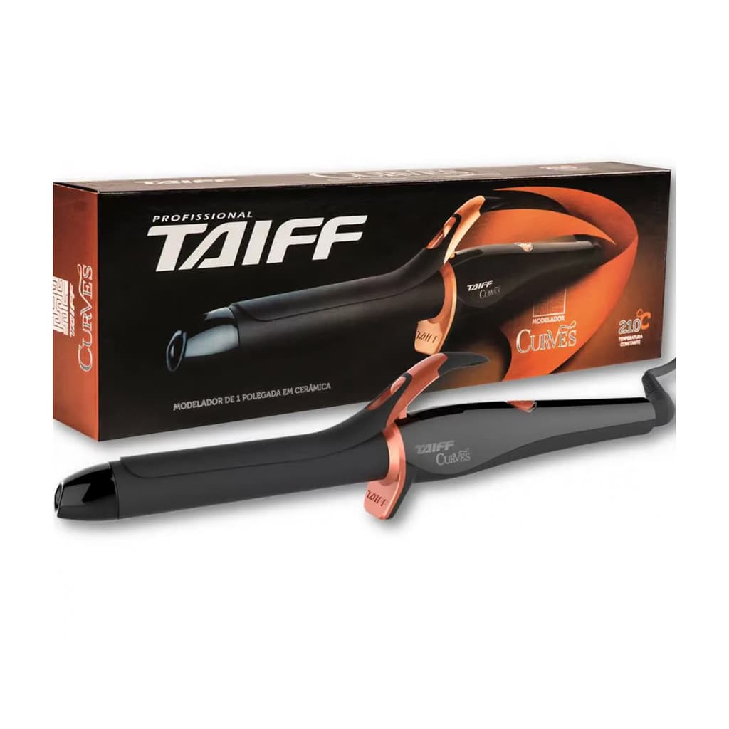 Modelador de Cachos Taiff Curves 25mm Bivolt 210ºC
