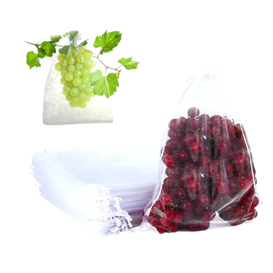 100 Saquinhos organza  20x30 Ideal para proteger frutas no pé