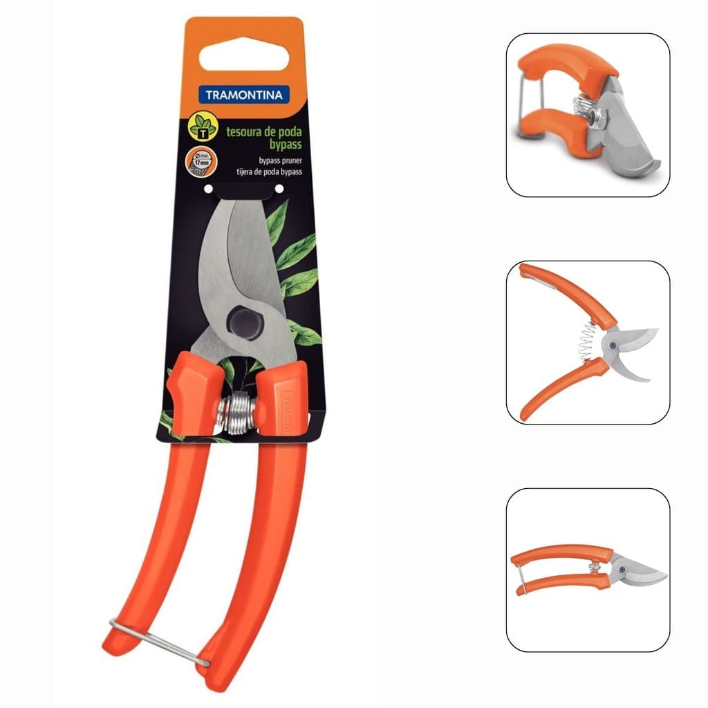 Tesoura De Poda Alicate Para Jardinagem Tramontina Bypass Profissional - 78300/001