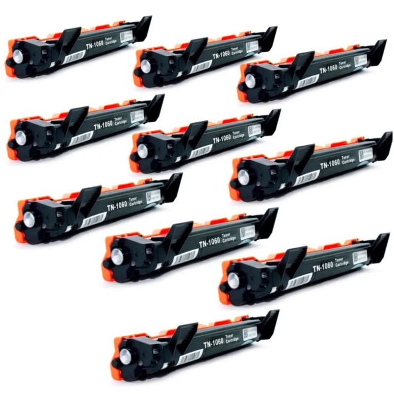 KIT COM 10 CARTUCHO DE TONER COMPATIVEL TN1060 | DCP1602 DCP1512 DCP1617NW |