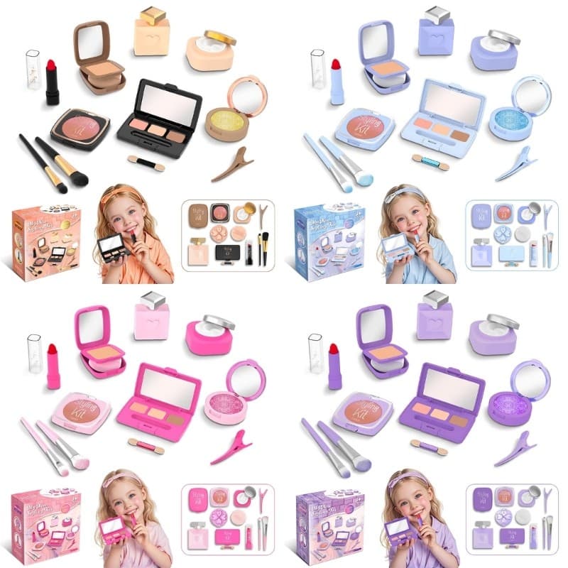 Melhor Fingir Jogar Acessórios De Salão De Beleza Kits De Maquiagem Roleplay Jogo Brinquedo Para Crianças