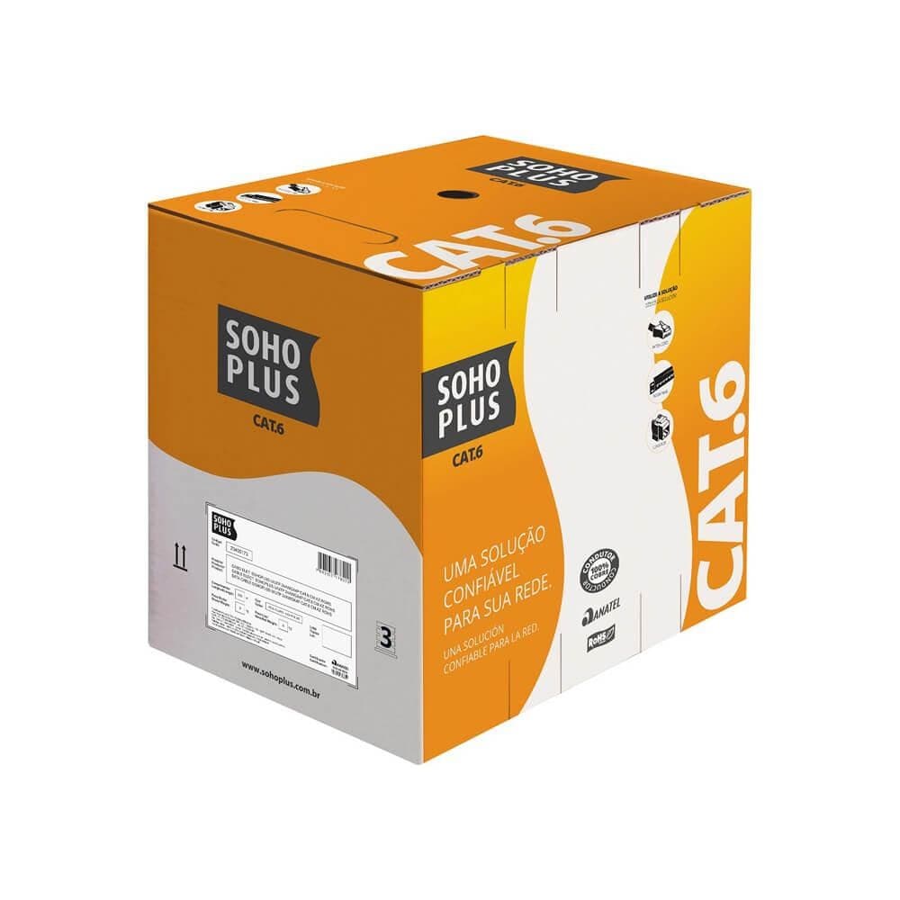 CONECTOR FURUKAWA RJ 45 CAT 6E MACHO 8 VIAS SOHOPLUS
