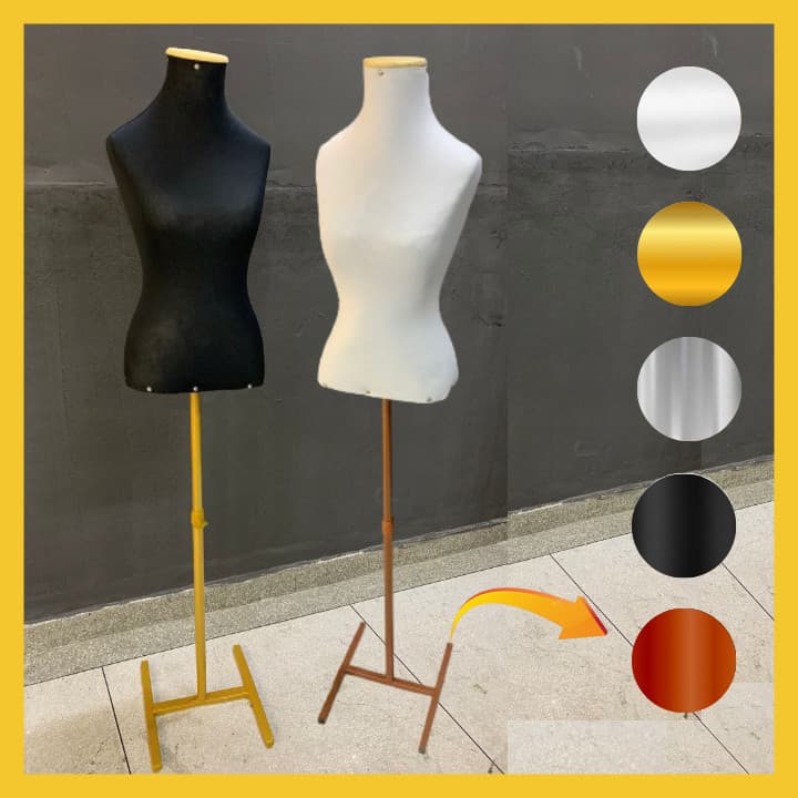 Manequim Feminina Busto Com Pedestal/ Mosa Loja  Envio Imediato
