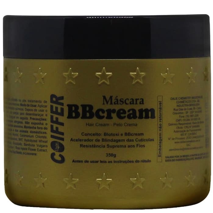 Máscara Bbcream Coiffer 350g Blindagem Dos Fios