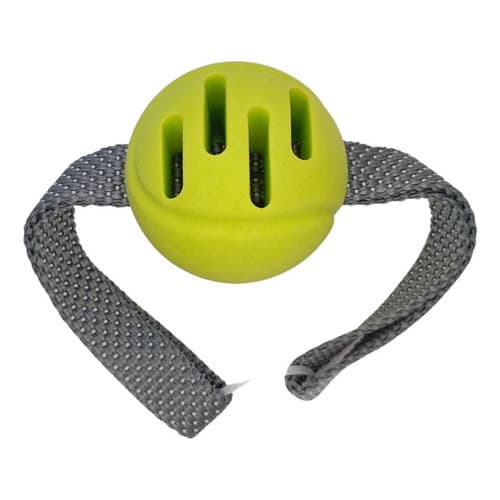 Mordedor Bola Com Fita E Porta Petiscos Para Cães Great Pets