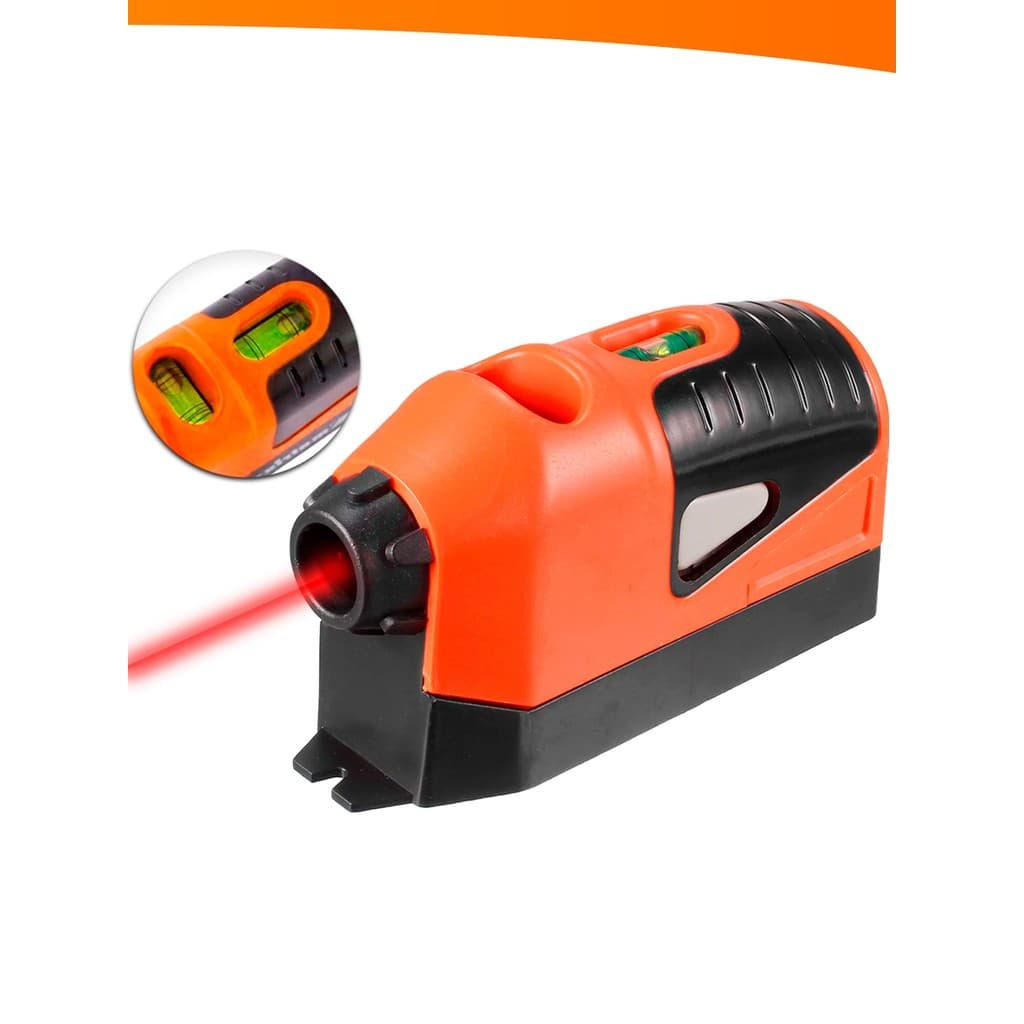 Nível A Laser Profissional Com Prumo 2 Bolhas Vertical 10M Kolling Sell