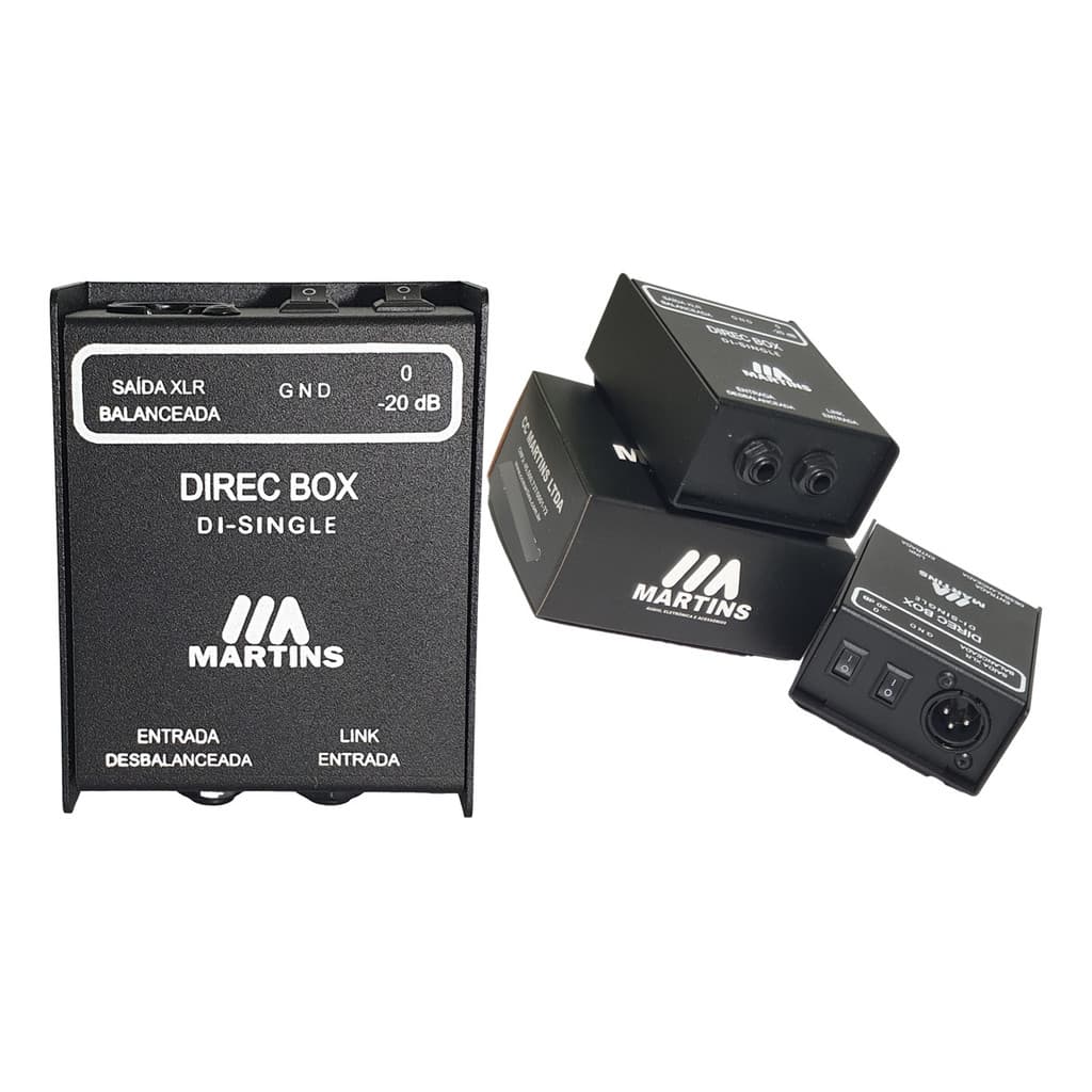 Direct Box Martins Di-s Passivo 3 Peças - Gnd, 1 Canal