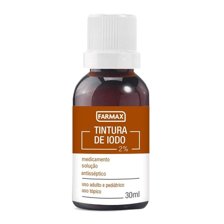 Tintura de Iodo 2% 30mL - Farmax