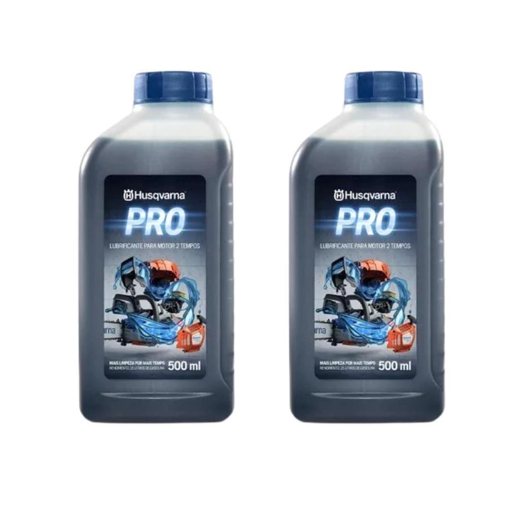 Kit 2 Husqvarna Premium Motor 2 Tempos 500ml Alta Performance
